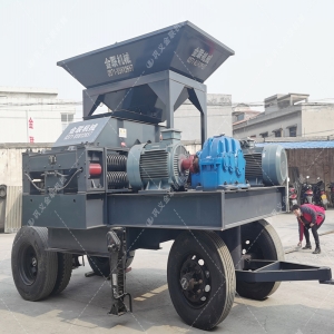 大型移动式对辊9I免费看片设备发往浙江