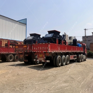 两台2PG1510液压对辊9I免费看片发往湖北襄阳