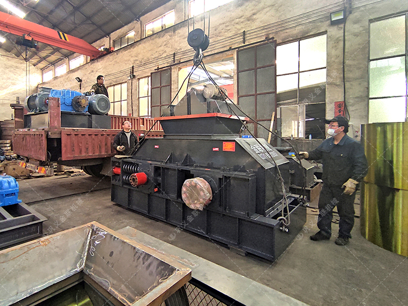 1208大型9I免费看片 直连式半自动对辊9I免费看片发往河北