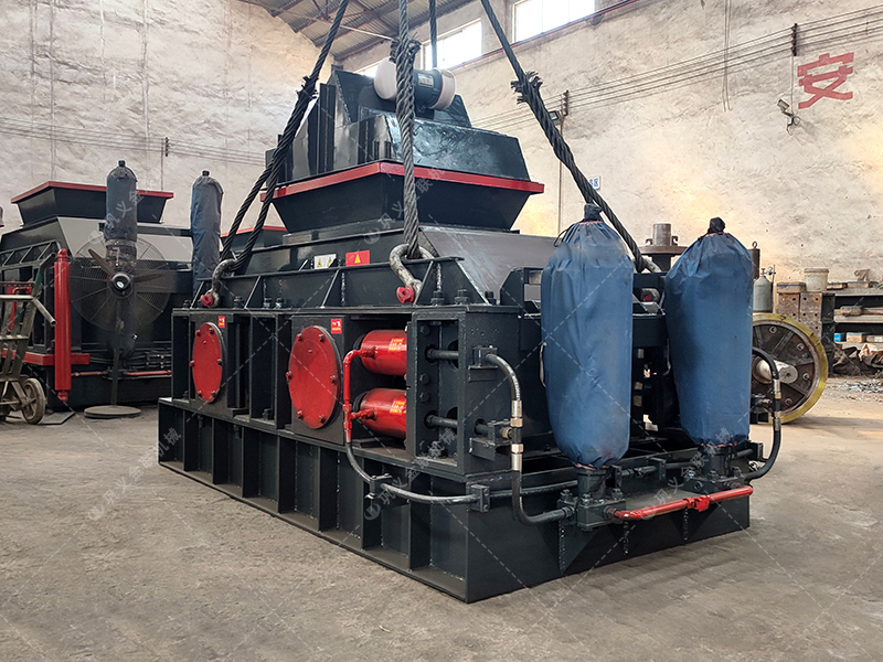 中型1000x700半自动液压对辊9I免费看片发货 破碎石料